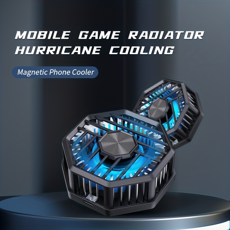 Y06 Portable Magnetic Cooling Radiator Fan Is Suitable For Mobile Phone,  Semiconductor Back Clip Mobile Game Cooling Silent Radiator With Rgb  Colorful Gaming Lights Radiator Cooling Fan - Temu