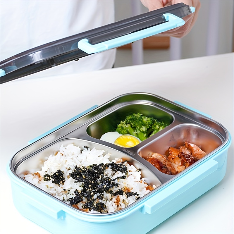 1pc Leakproof Stainless Steel Thermal Lunch Box For Teens And Workers -  Insulated Bento Box For School, Canteen, And Home Kitchen - Stackable And  Port
