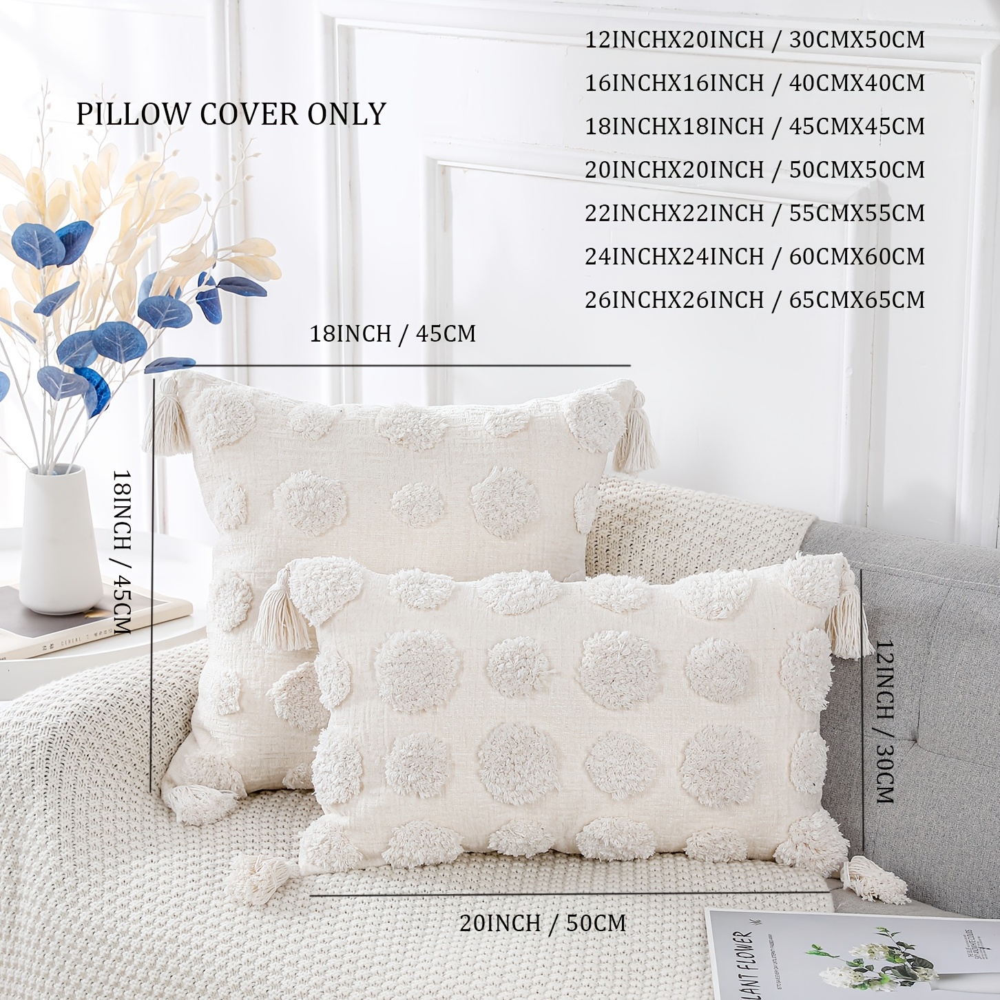 ZICANCN Fun Funny Traveler Decorative Throw Pillow Covers, Bed Couch Sofa  Decorative Knit Pillow Covers for Living Room Farmhouse 12x12 