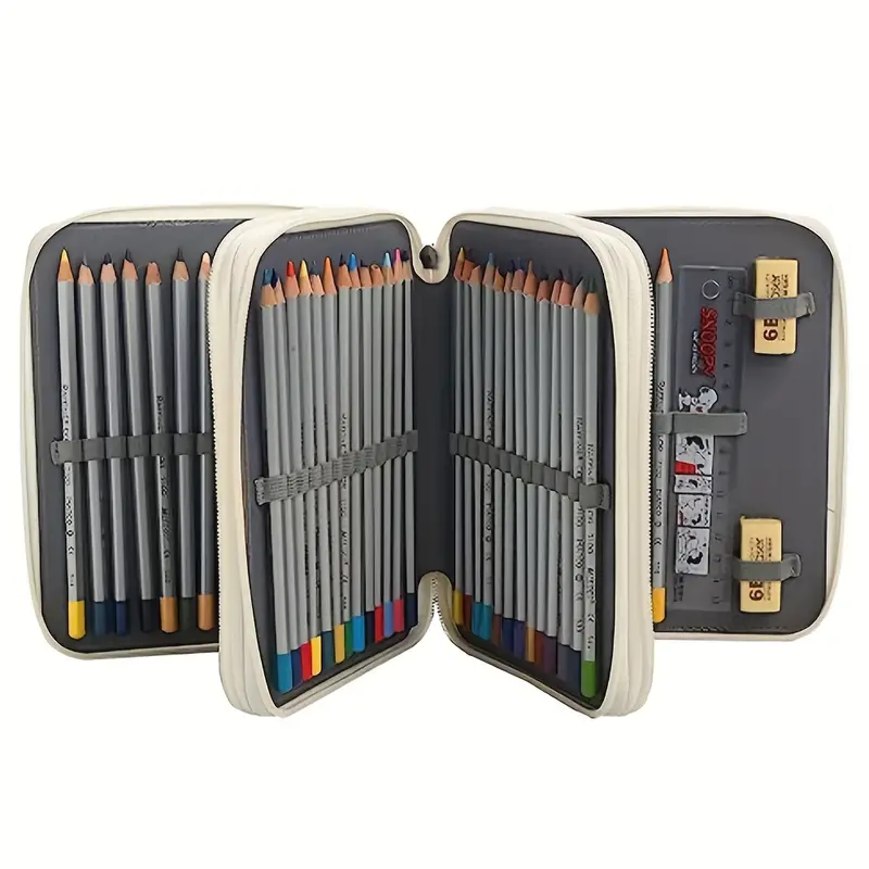 Colored Pencil Case 100 Slots Can Hold Pencils Or 200 Gel - Temu