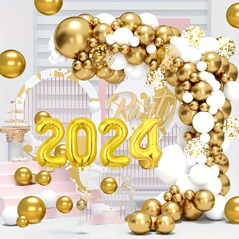 Arche Ballon Nouvel an 2024, Articles de Fête du Nouvel An 2024