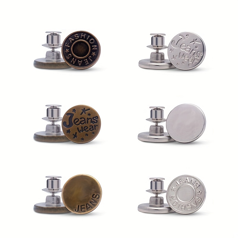 Button Pins For Loose Jeans No Sew And No Tools Instant - Temu
