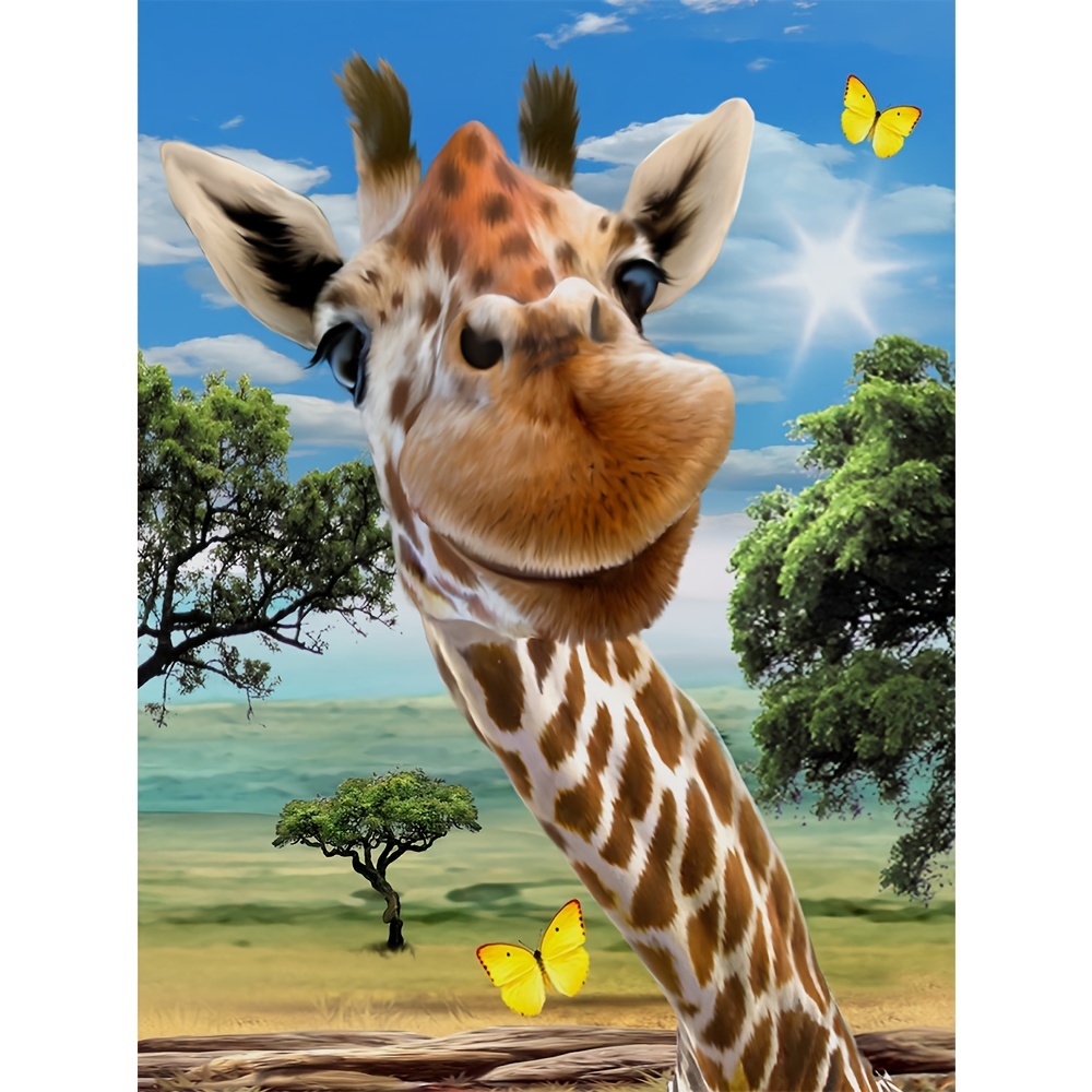 Diamond Painting Kits For Adults Beginners Cute Baby Giraffe - Temu