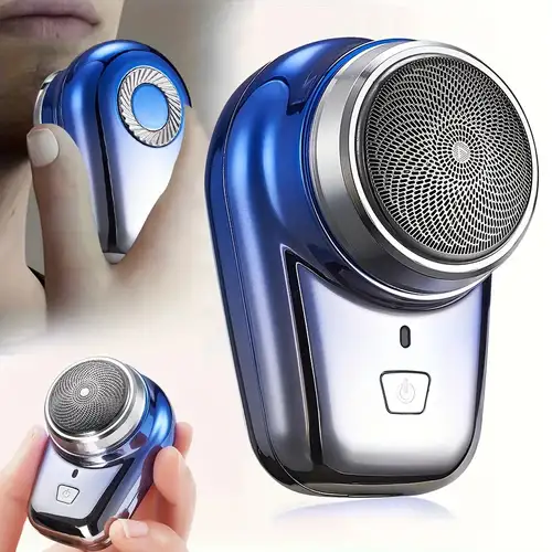  Mini-Shave - Afeitadora eléctrica portátil para hombres, nueva  actualización 2023, mini maquinilla de afeitar recargable, fácil de usar  con un solo botón, adecuada para el hogar, viajes en automóvil, : Belleza