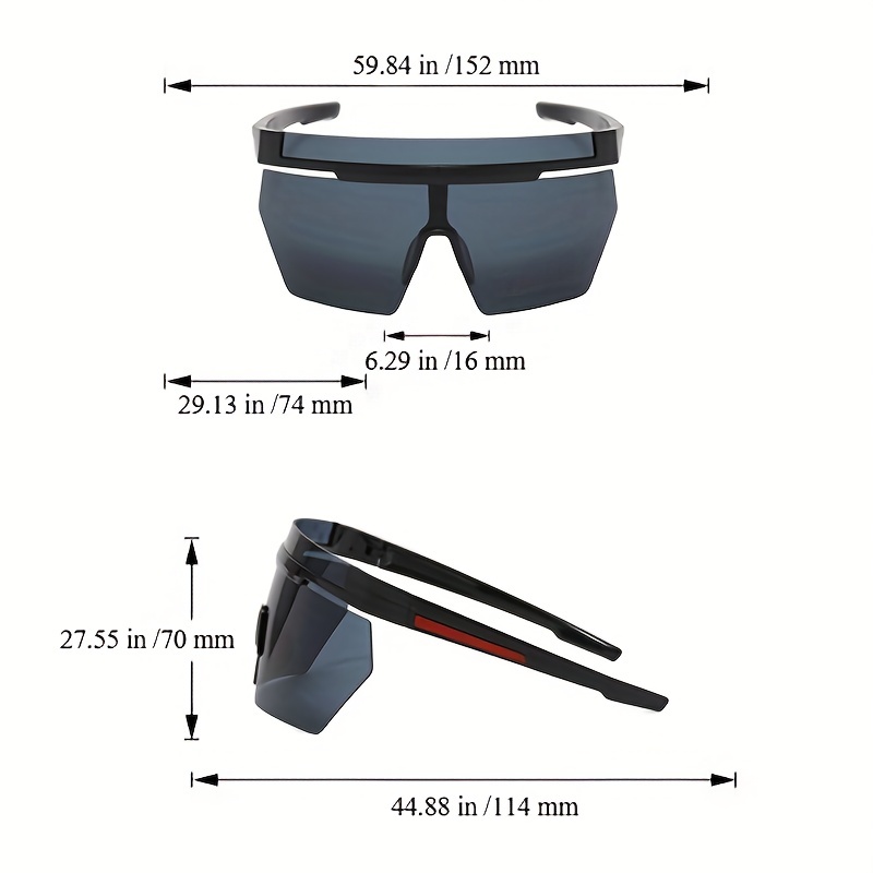 Sports Cycling Colorful Sunglasses Large Frame Uv Protection Male Sunglasses  Mens Glasses - Jewelry & Accessories - Temu United Kingdom