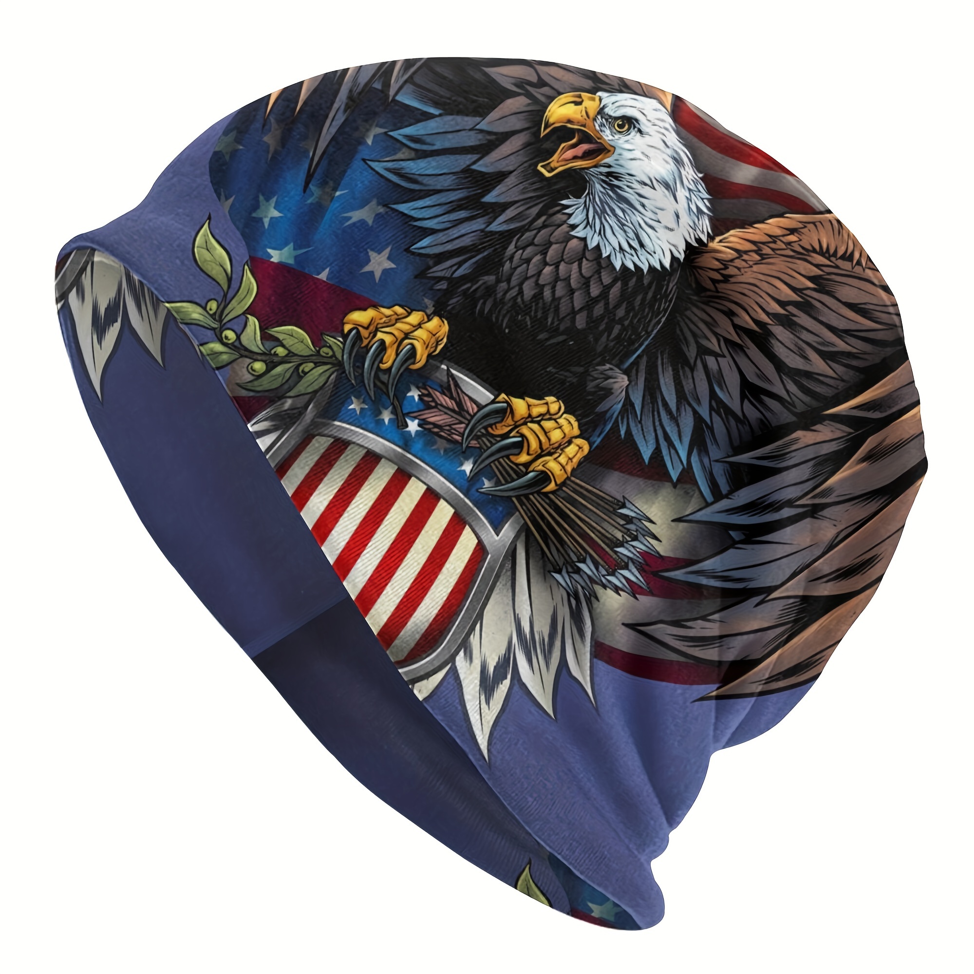 4th of July Eagle Cap, American Flag Bald Eagle Baseball Hat, Adjustable  Baseball Caps Hats for Independence Day Fashion Accessories