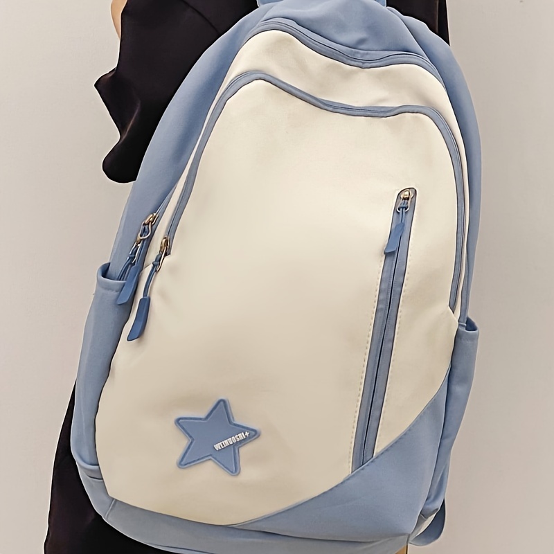 Large Capacity Retro Style Backpack Lightweight with Laptop Compartment