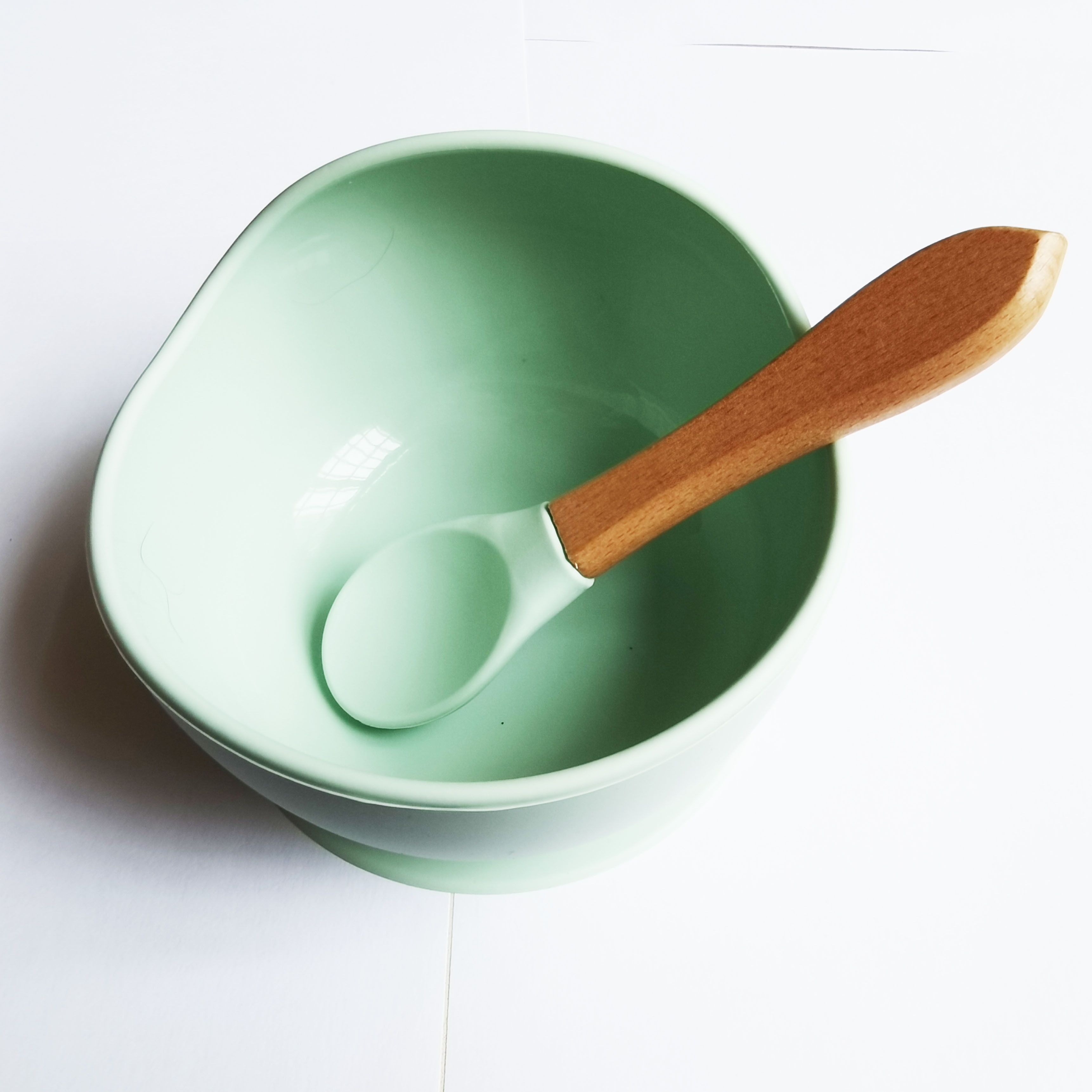 Silicone Baby Feeding Bowl With Spoon