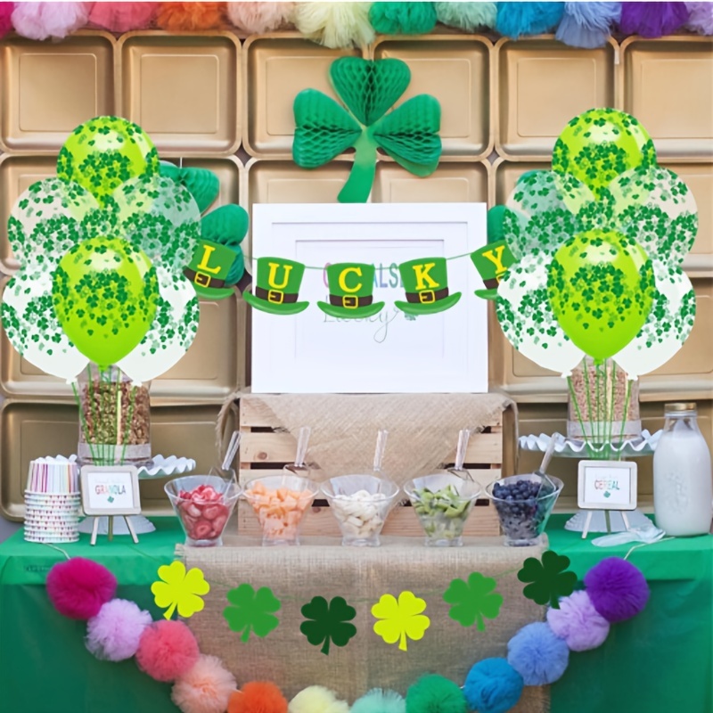 Set Irish Decoration St Patricks Day Theme Party Decoration - Temu