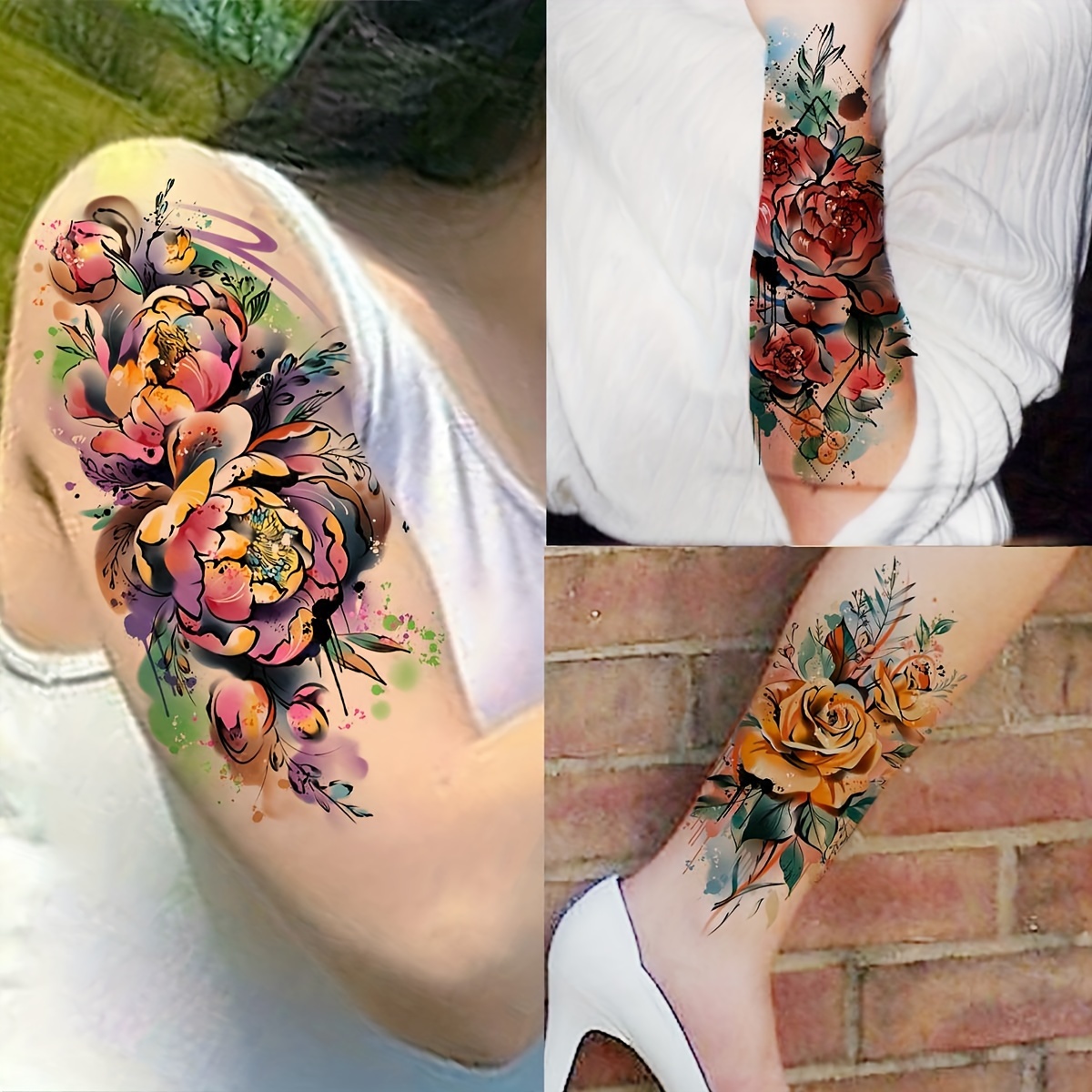 Buy Wholesale cool leg sleeve tattoos For Temporary Tattoos And