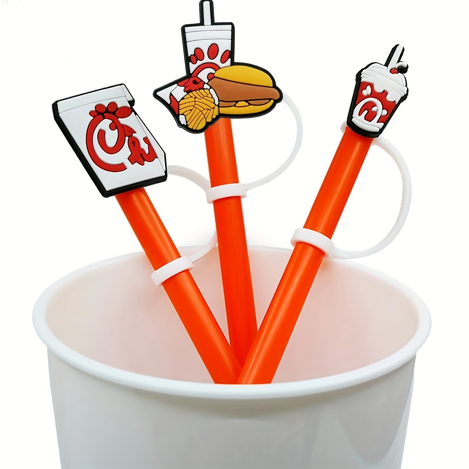 Lovely Cartoon Reusable Drinking Straw Plugs, Dustproof Spill-proof Straw  Cover For Stanley Cup Straws - Temu Italy