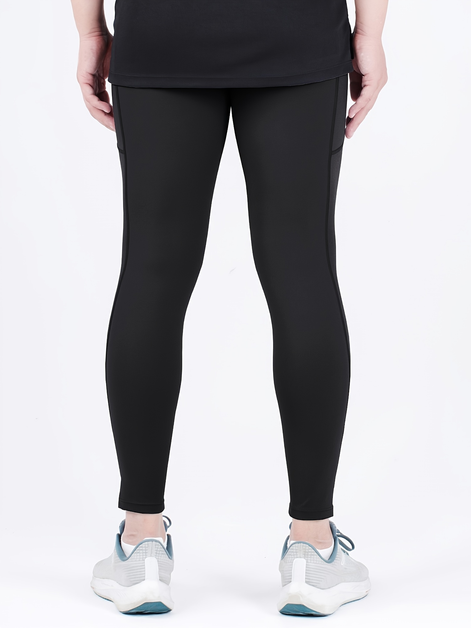 Men's Compression Sports Leggings High Waist Quick Dry Pants