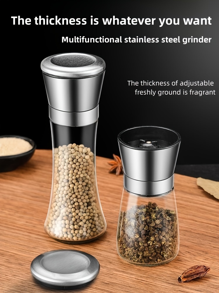 1pc Multifunctional Stainless Steel Electric Pepper Grinder