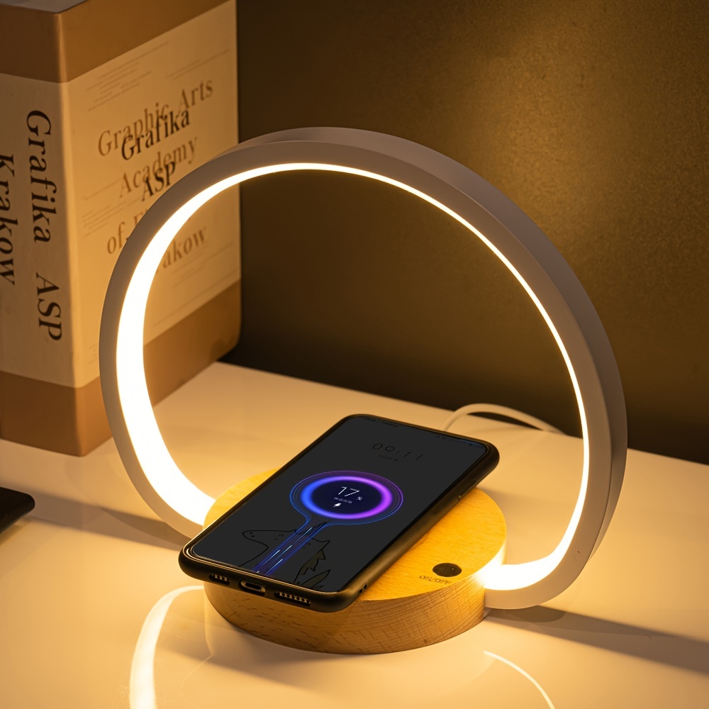 touch lamp with clock