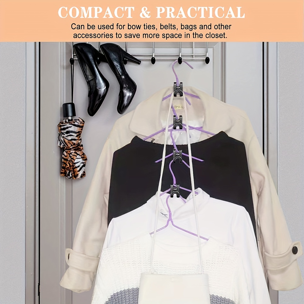 Clothes Hanger Connector Hooks Outfit Hangers Hanger - Temu