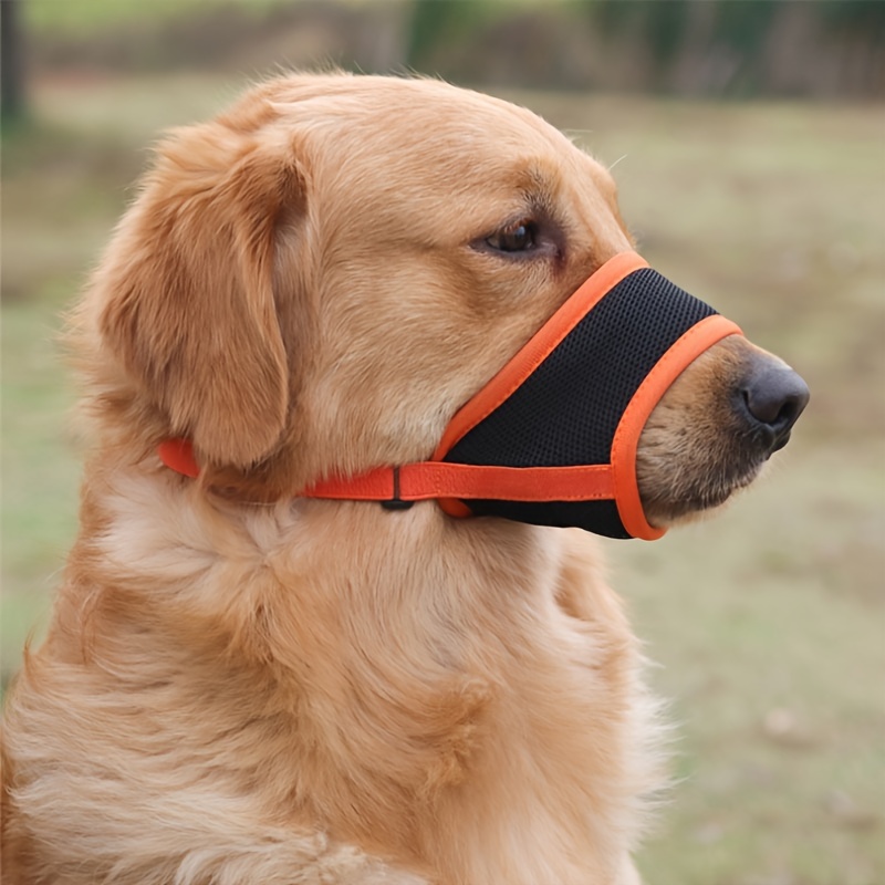 Breathable Nylon Mesh Dog Muzzle Adjustable Strap - Temu