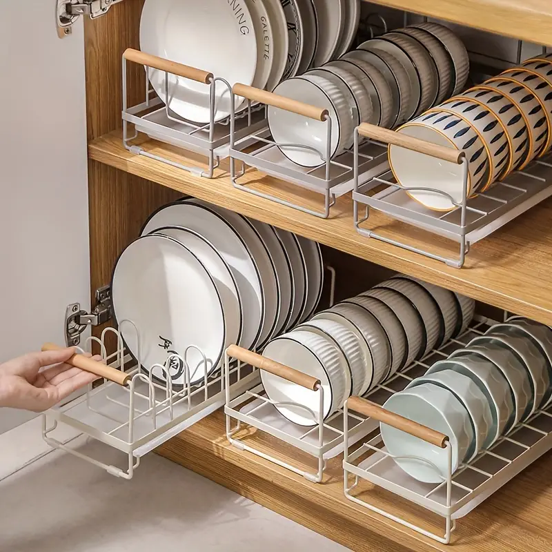 Dish Storage Rack Kitchen Non perforated Dish Drain Rack - Temu