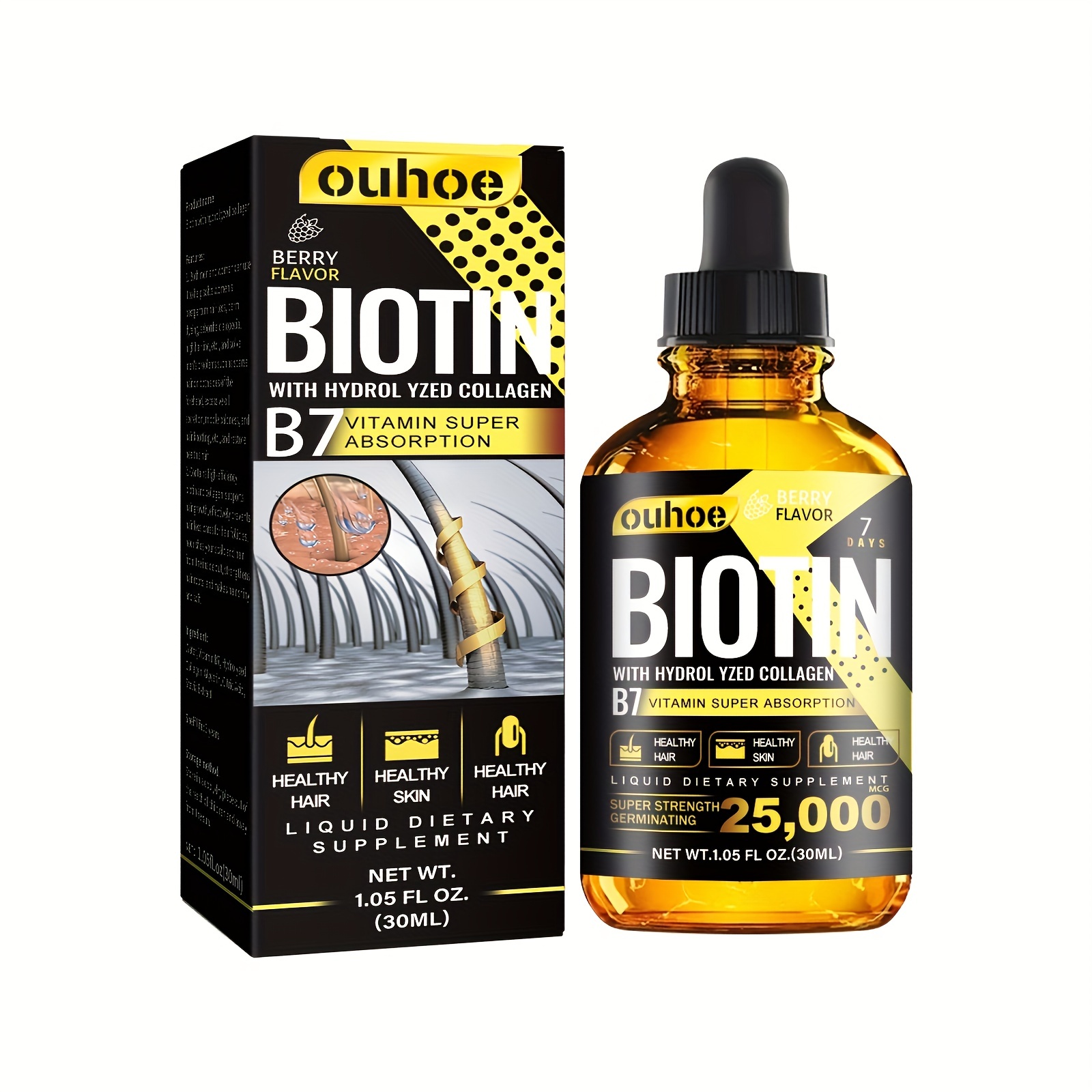 Collagen B7 Vitamin Hair Care Essential Oil Dense Healthy Temu