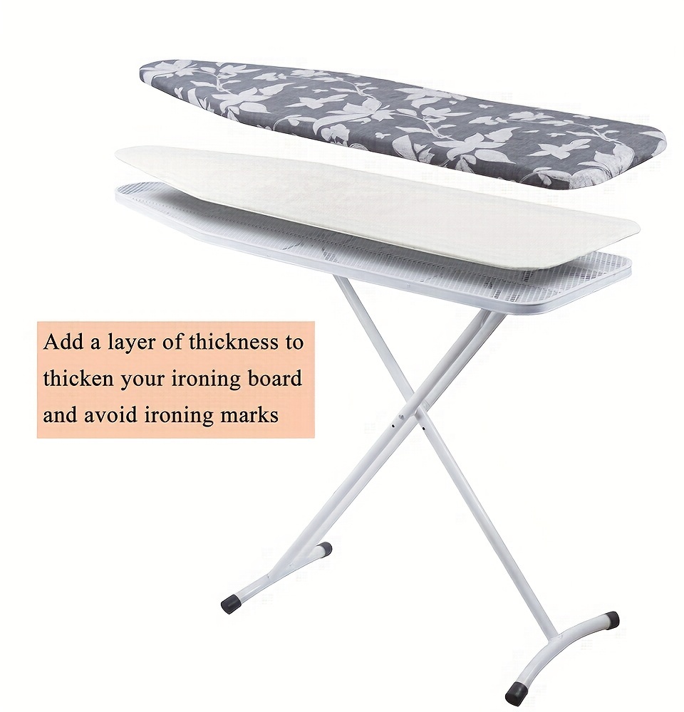   ironing board felt pad non electric reusable thickened anti scratch protective cover easy to clean no boards included details 0