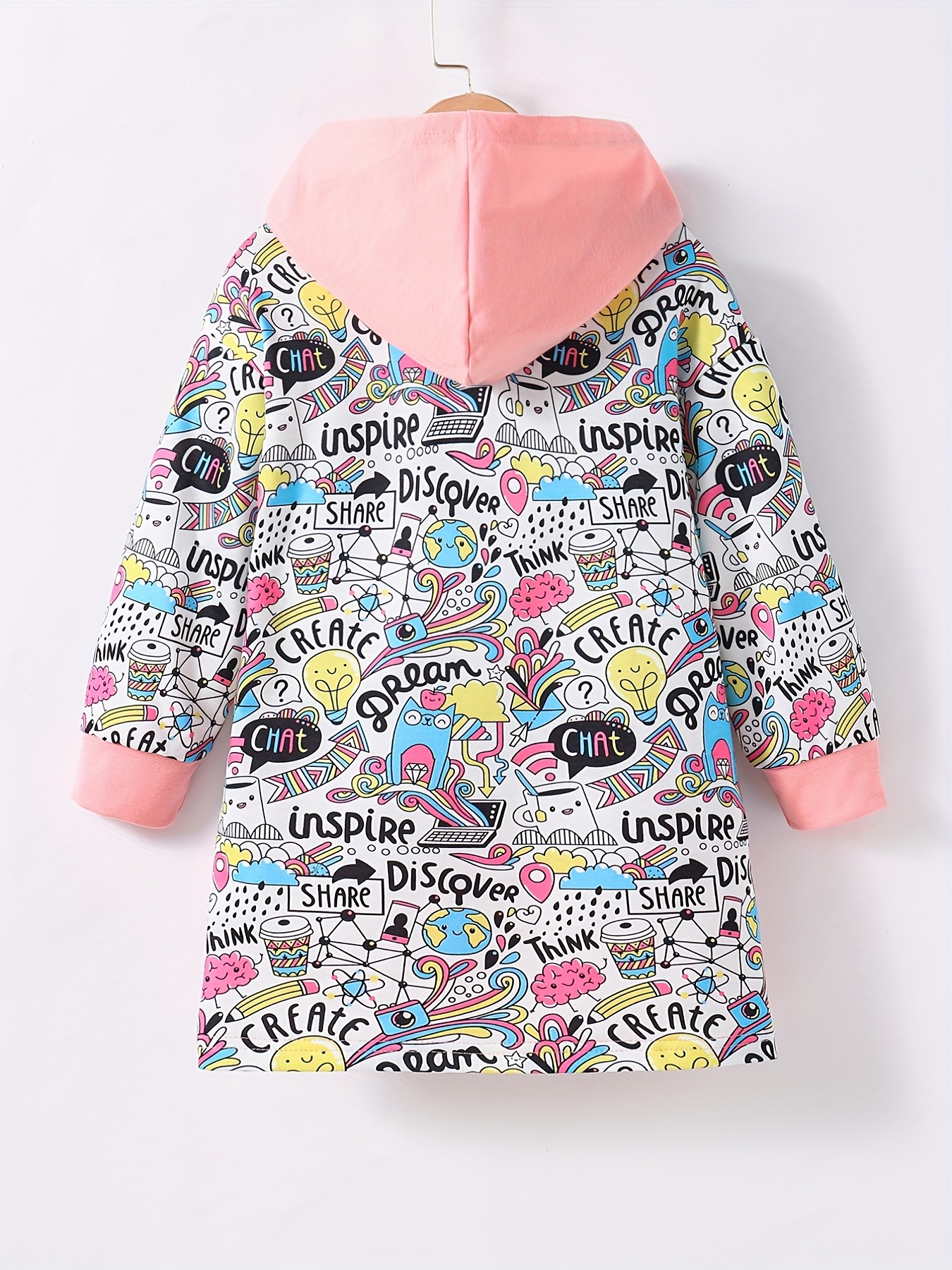 Custom Baby Sweatshirt Cute Cartoon Print Kids Long Sleeve Hoodies