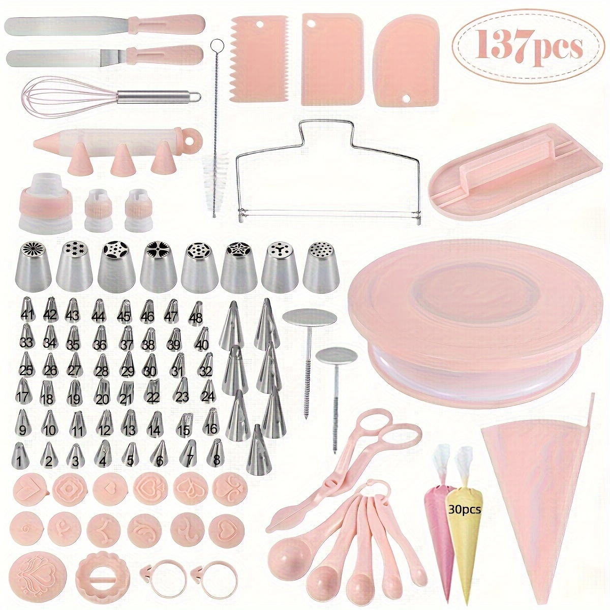 Cake Decorating Tool Kit, For Diy Cake Making, Cookie Making, Baking Tools,  Kitchen Accessories - Temu
