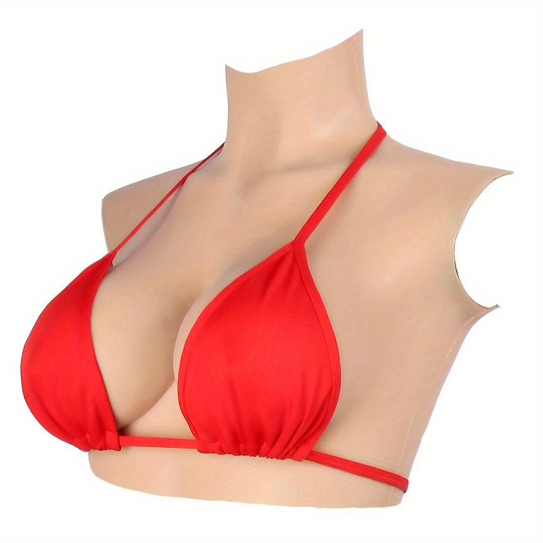Silicone breast push-up all-in-one cross-dressing bra, fake