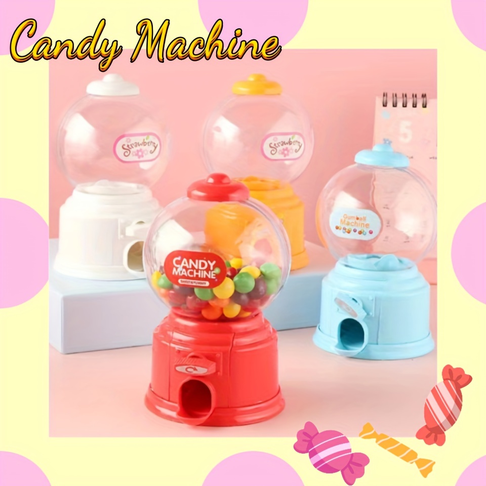 Rose - Mini Machine à bonbons pour enfants, distributeur de jouets,  distributeur de pièces de monnaie, tireli