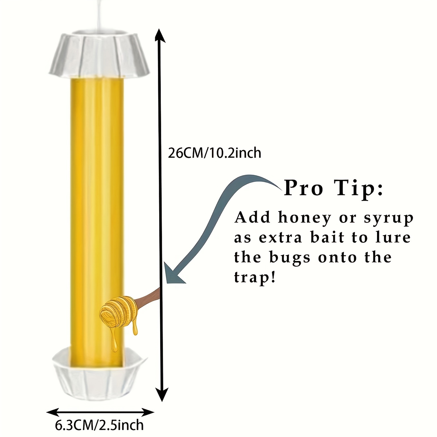 3 Pack Fruit Fly Traps for Indoors with 30PCS Fruit Fly Sticky Traps and 6  Baits