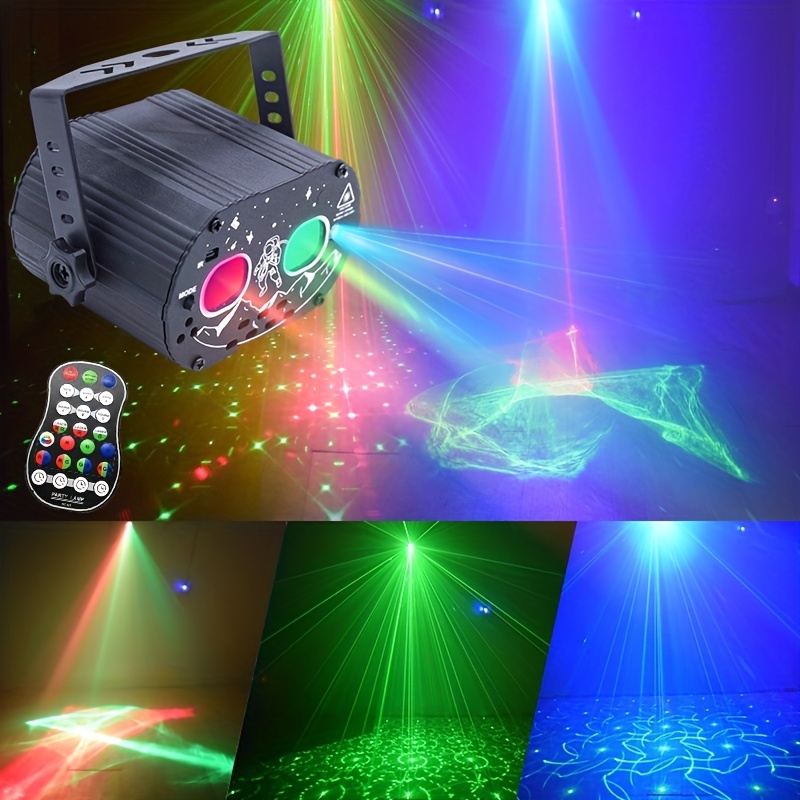 Laser Stage Lighting Effect Laser Projector Party Dj Disco - Temu
