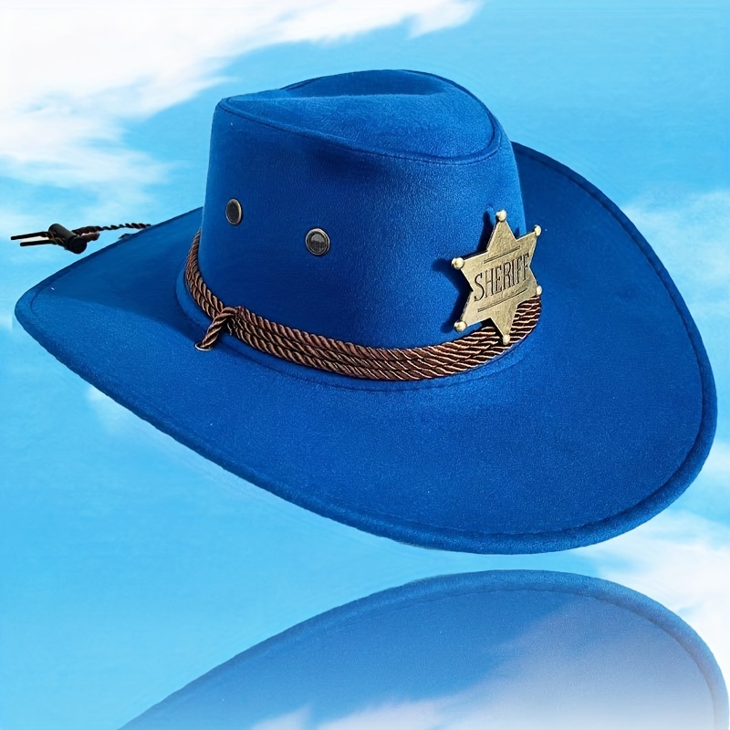 1pc Breathable Sunshade Cowboy Hat For Outdoor Casual Camping Fishing  Mountaineering Vacation - Jewelry & Accessories - Temu