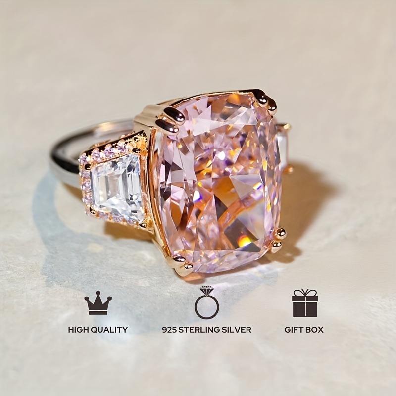 Radiant cut store cz ring