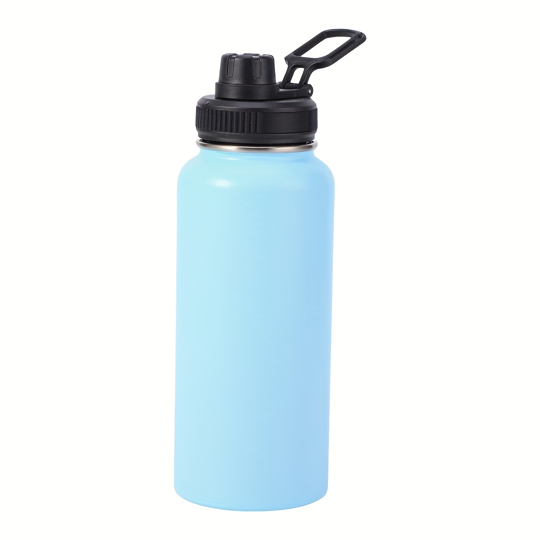 32oz Light Blue Insulated Steel Water Bottle - A&E Trophy