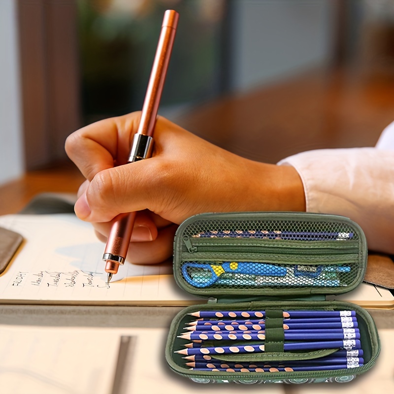 

1pc Pen Pouch, Stationery Box, Creative Tank Stationery Bag, Large Capacity Pen Pouch, Stationery Supplies