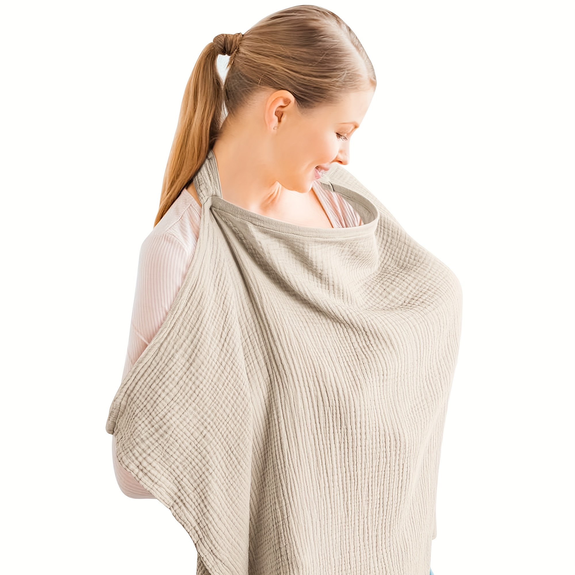 Maternity Nursing Scarf: Lightproof Cover Thin - Temu