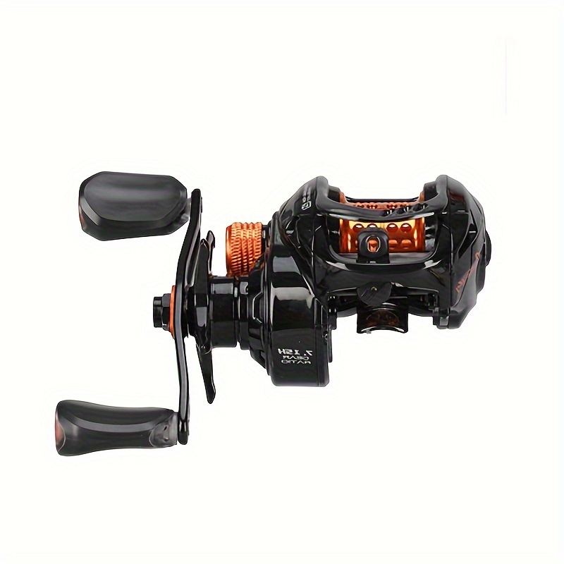 * 1pc Baitcasting Reel, 7.1:1 Gear Ratio, 11.02LB Max Drag, Fishing Tackle  For Freshwater