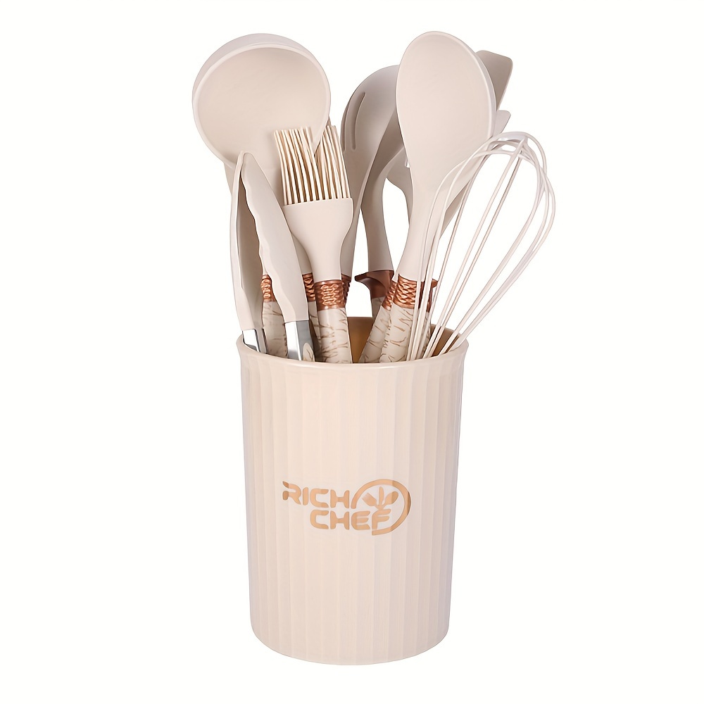 1 Set Utensilios Cocina Set Batería Cocina Silicona Set 12 - Temu