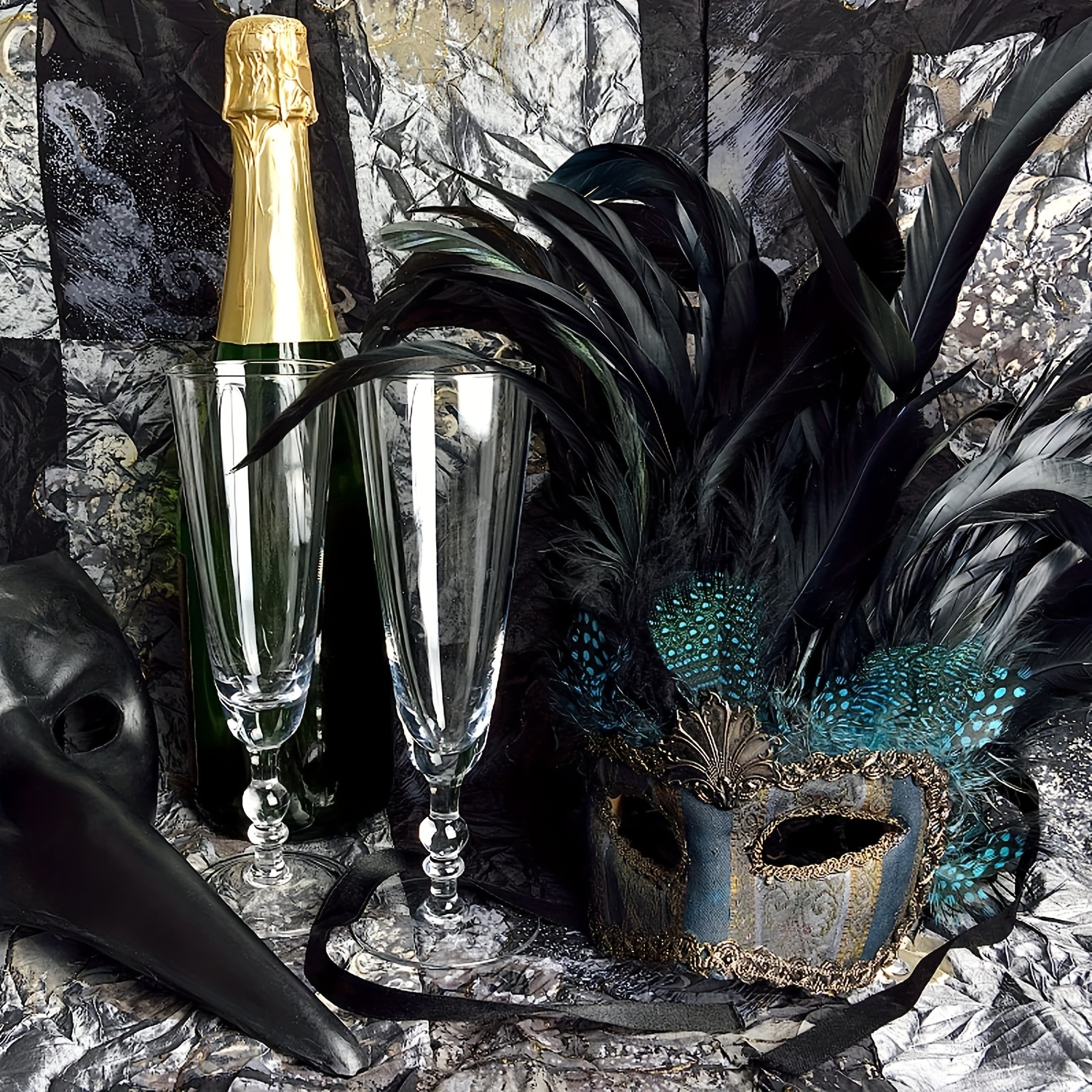 100pcs Goose Feathers 15-32cm for Halloween Party Decor