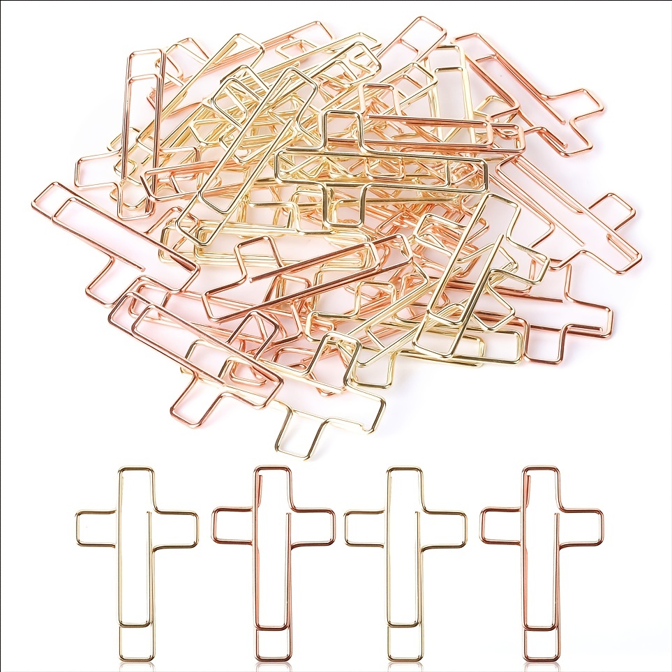 Cross Paper Clips 5 Pack Bible Paper Clips Journaling Paper Clips