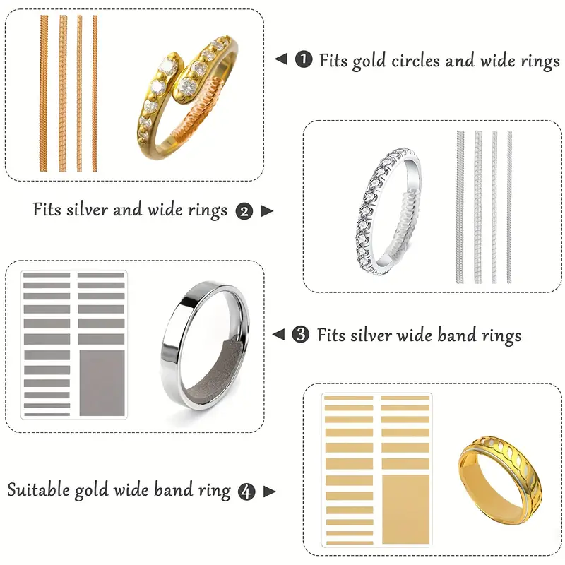 Ring Size Adjuster Invisible Ring Size Adjuster For Loose - Temu