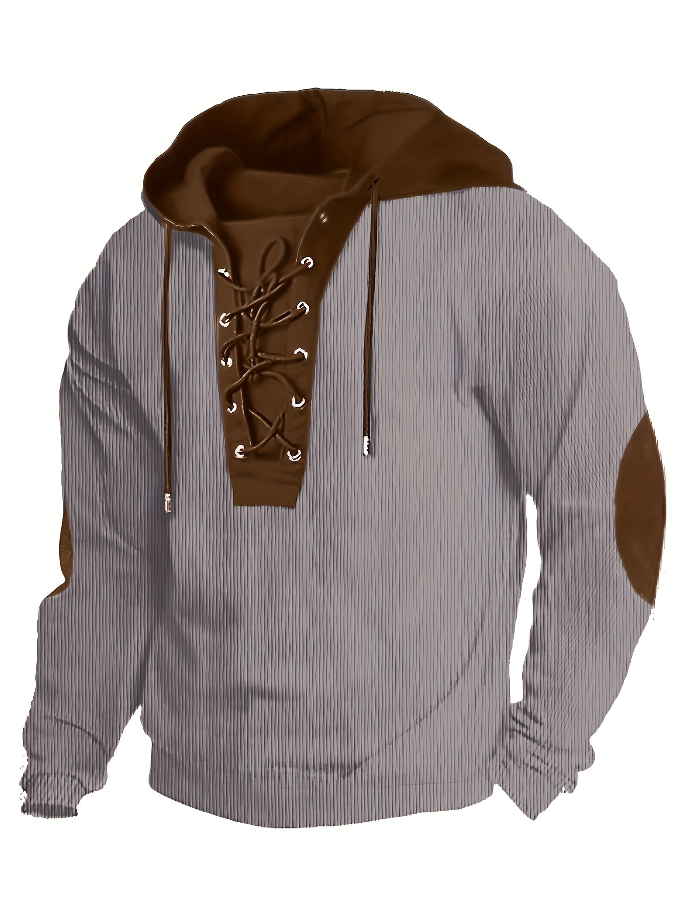 Lace up 2024 hooded sweatshirt