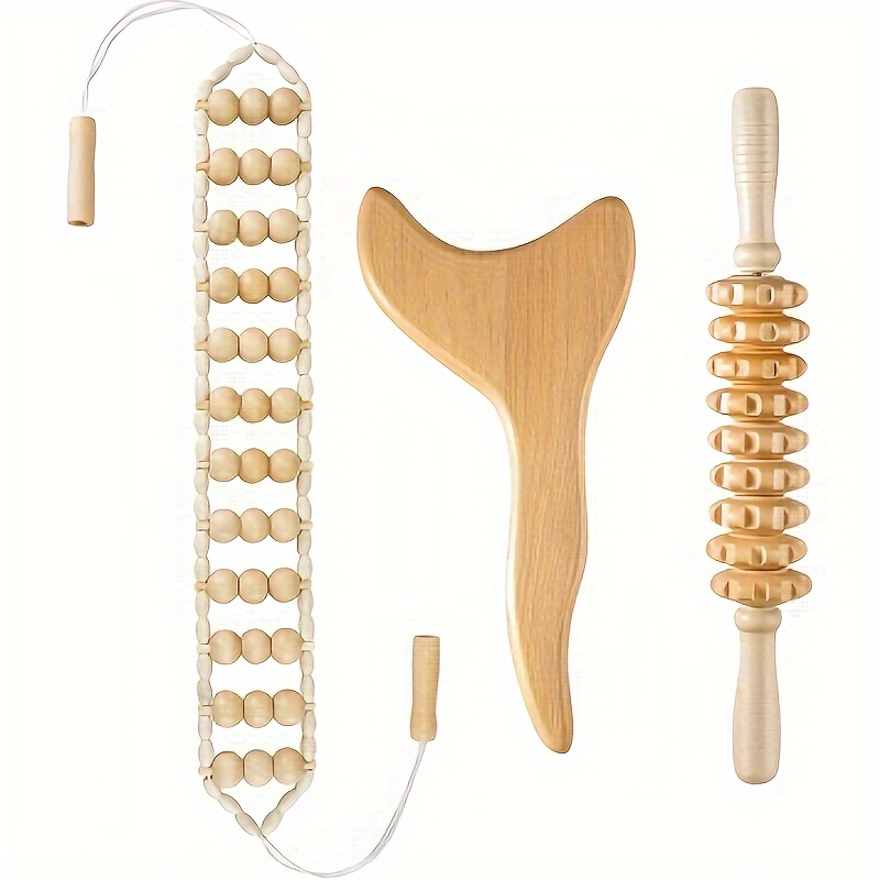 2/3pcs Wooden Massage Tools, For Full Body Massage, For Body Shaping  Massage Tool
