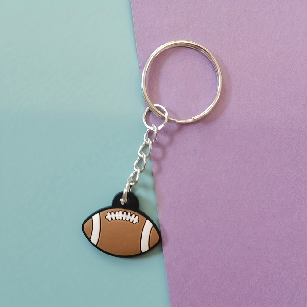 Creative Sports Keychain PVC Soft Rubber Keychain Perfect Gift