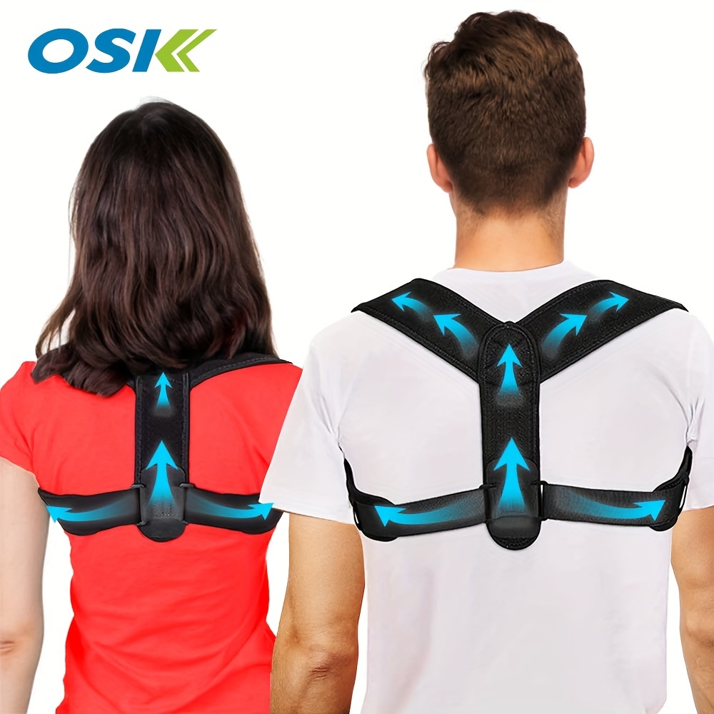 OSK Back Posture Corrector For Women - Adjustable Back Straightener Posture  Brace Corrector, Upper Back Support For Neck, Spine And Shoulder
