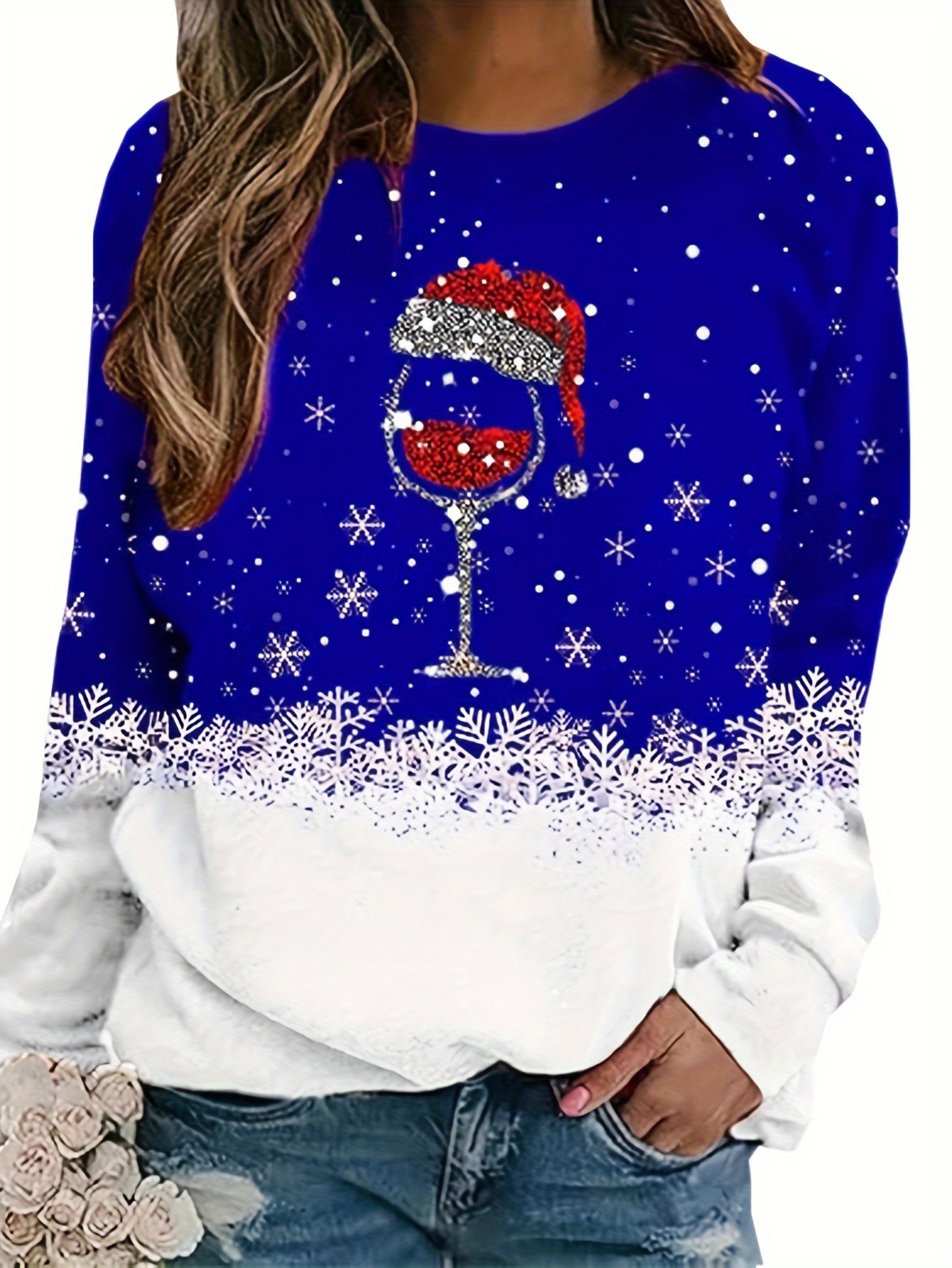 Petite christmas online sweatshirts