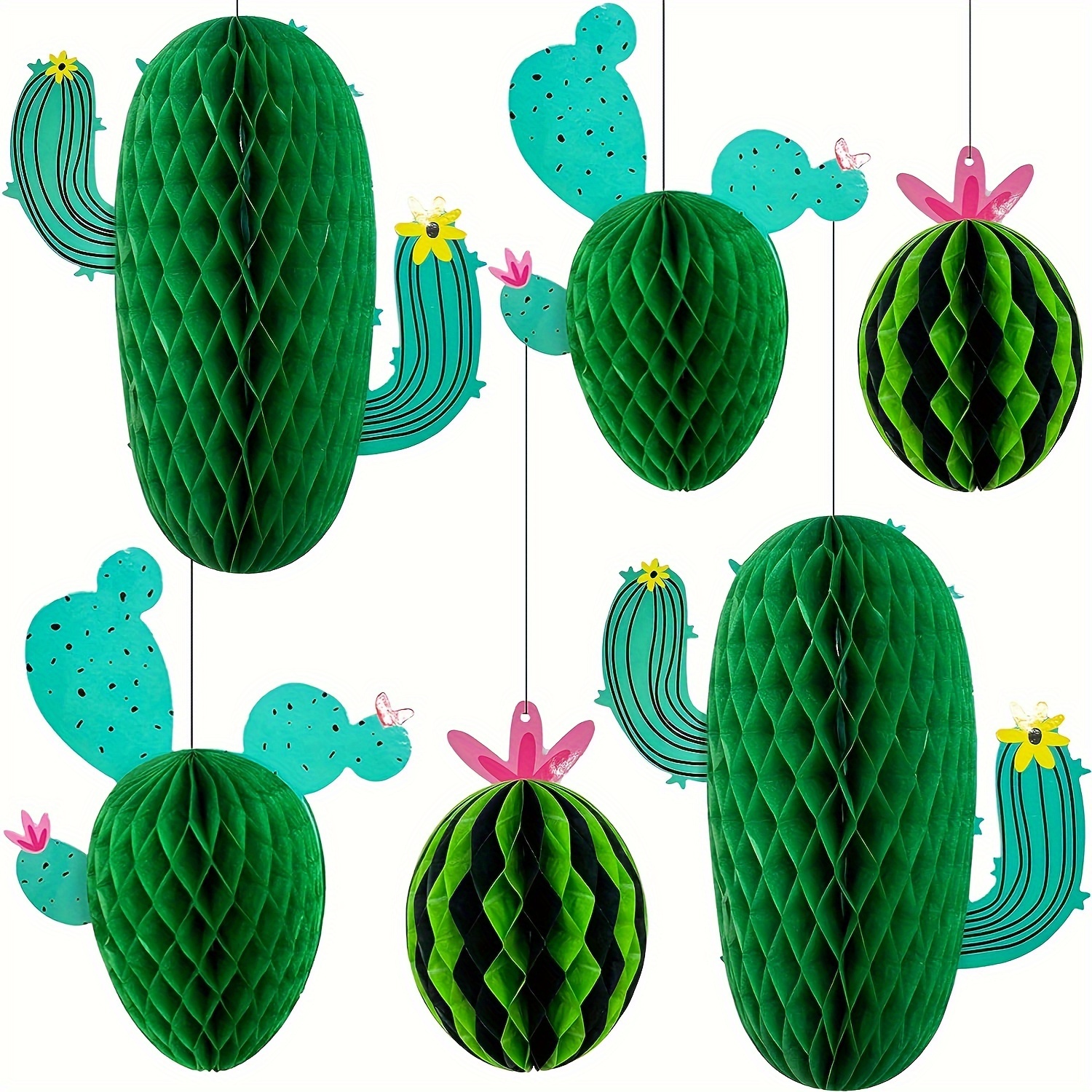 6 Stück Kaktus geburtstagsparty deko mittelstücke Kaktus - Temu