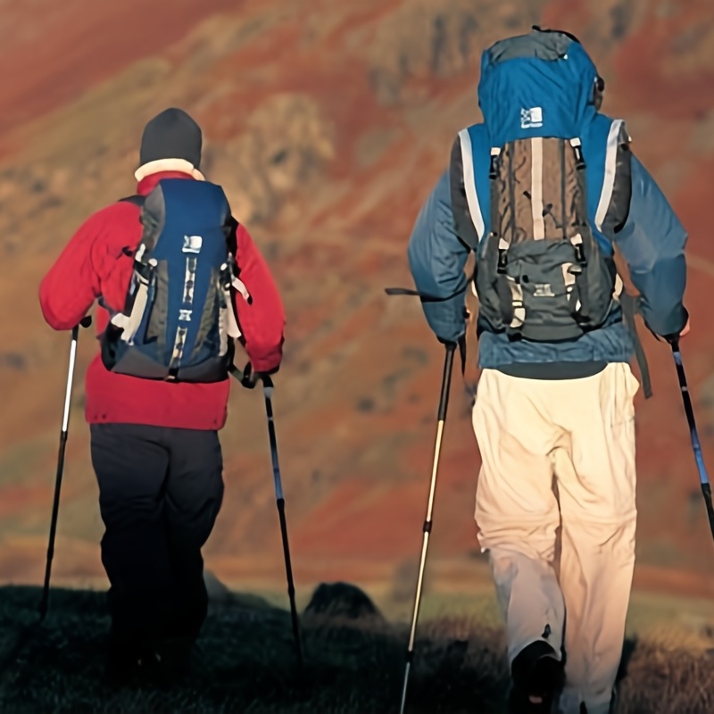 Bastoncini da passeggio multifunzionali, bastoncini da trekking retrattili,  bastoncini in metallo, accessori per arrampicata all'aperto - Temu Italy