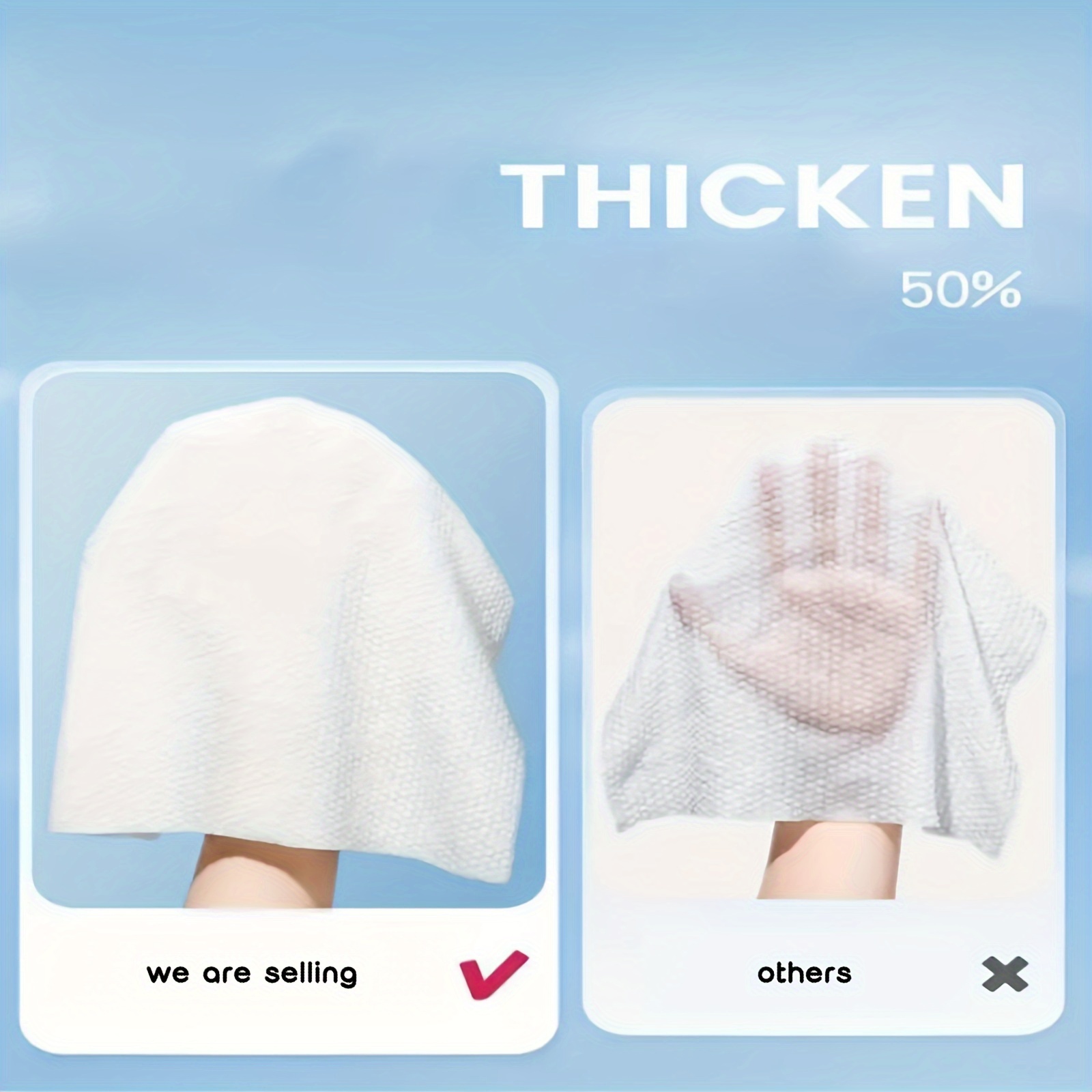 7/14pcs Compressed Disposable Towel Washcloth, Travel Portable Face Cleansing Towel, Thickened Wet And Dry Dual-use, Soft Material For Family