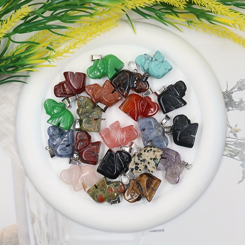 10 Pcs Crystal Handbag Sculpture Hand Carved Gemstone Healing Crystals  Handbag Shaped Chakra Stones Crafts for Jewelry Making Home Decoration