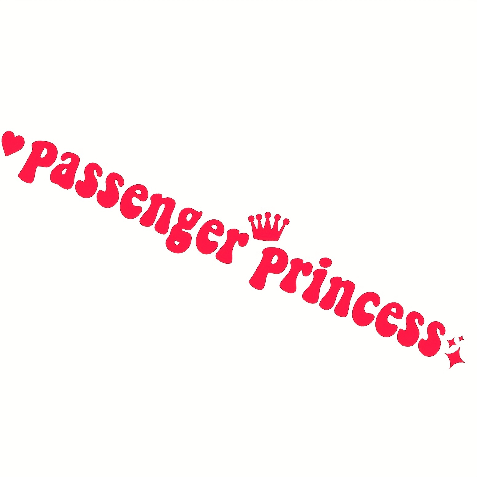 Crown Love Heart Star Passenger Princess Car Makeup Mirror - Temu