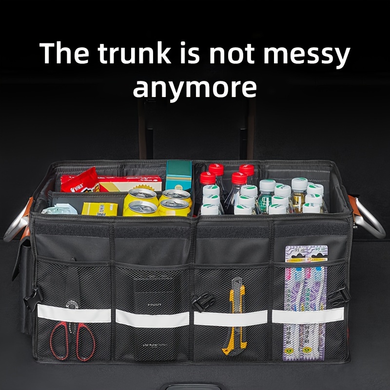 1pc Auto Trunk Organizer Lagerung Box Zusammenklappbare Auto - Temu Germany